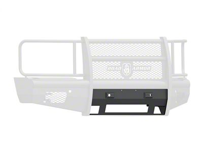Road Armor Non-Winch Plate for Vaquero Front Bumper; Textured Black (15-19 Silverado 2500 HD)
