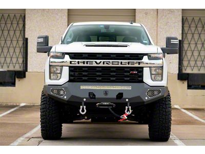 Road Armor Evolution Front Bumper; Satin Black (20-23 Silverado 3500 HD)