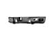 Road Armor iDentity Beauty Ring Rear Bumper with Shackle End Pods and Accent Lights; Light Textured Black (15-19 Silverado 3500 HD)
