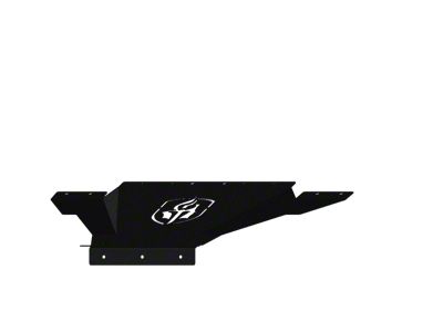 Road Armor Skid Plate for Spartan Front Bumper; Textured Black (20-24 Silverado 3500 HD)