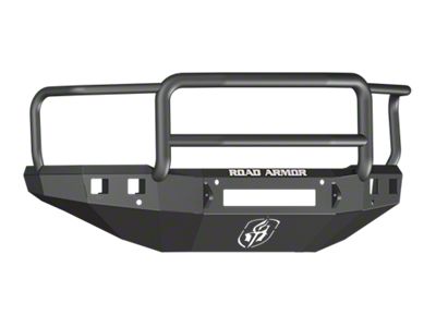 Road Armor Stealth Non-Winch Front Bumper with Lonestar Guard; Textured Black (15-19 Silverado 3500 HD)