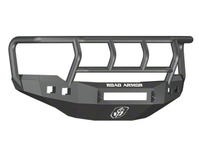 Road Armor Stealth Non-Winch Front Bumper with Titan II Guard; Textured Black (11-14 Silverado 3500 HD)