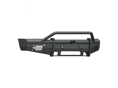 Road Armor Vaquero Non-Winch Front Bumper with Pre-Runner Guard and 2-Inch Receiver Hitch; Textured Black (15-19 Silverado 3500 HD)