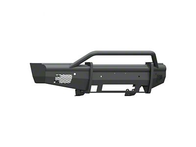Road Armor Vaquero Non-Winch Front Bumper with Pre-Runner Guard; Textured Black (15-19 Silverado 3500 HD)