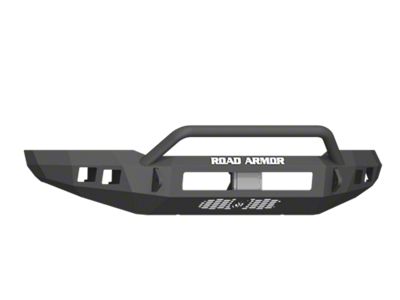 Road Armor Stealth Non-Winch Front Bumper with Pre-Runner Guard; Textured Black (17-20 F-150 Raptor)