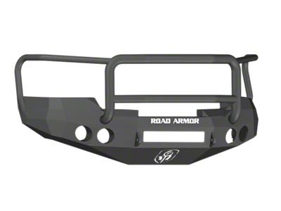 Road Armor Stealth Non-Winch Front Bumper with Lonestar Guard; Satin Black (07-13 Silverado 1500)
