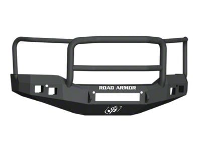 Road Armor Stealth Non-Winch Front Bumper with Lonestar Guard; Satin Black (16-18 Sierra 1500)