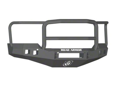 Road Armor Stealth Non-Winch Front Bumper with Lonestar Guard; Satin Black (16-18 Silverado 1500)