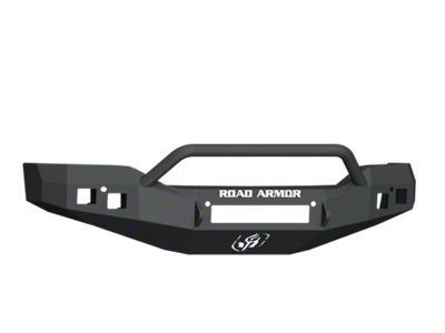 Road Armor Stealth Non-Winch Front Bumper with Pre-Runner Guard; Satin Black (16-18 Sierra 1500)