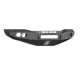 Road Armor Stealth Non-Winch Front Bumper with Round Light Mounts; Satin Black (06-08 RAM 1500)