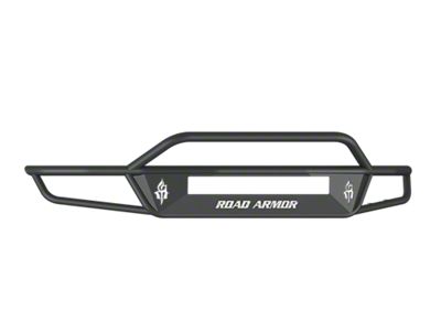 Road Armor Stealth Non-Winch Front Bumper with Sahara Guard; Satin Black (10-14 F-150 Raptor)
