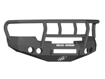 Road Armor Stealth Non-Winch Front Bumper with Titan II Guard; Satin Black (07-13 Silverado 1500)