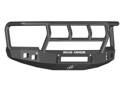 Road Armor Stealth Non-Winch Front Bumper with Titan II Guard; Satin Black (14-15 Silverado 1500)