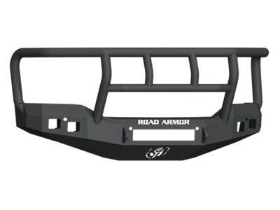 Road Armor Stealth Non-Winch Front Bumper with Titan II Guard; Satin Black (16-18 Sierra 1500)