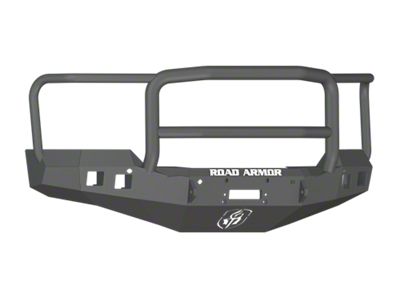 Road Armor Stealth Winch Front Bumper with Lonestar Guard; Satin Black (16-18 Silverado 1500)