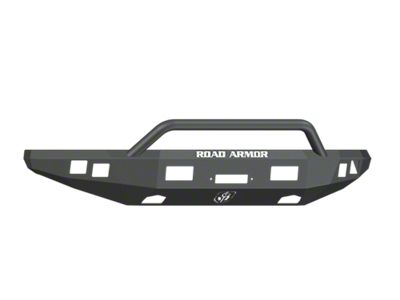 Road Armor Stealth Winch Front Bumper with Pre-Runner Guard; Satin Black (10-14 F-150 Raptor)