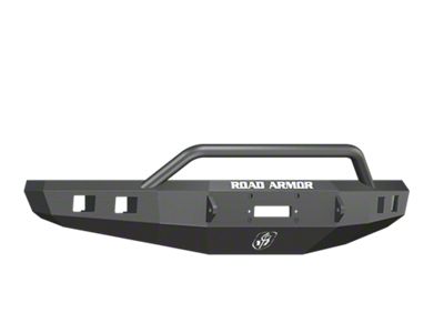 Road Armor Stealth Winch Front Bumper with Pre-Runner Guard; Satin Black (15-17 F-150, Excluding Raptor)