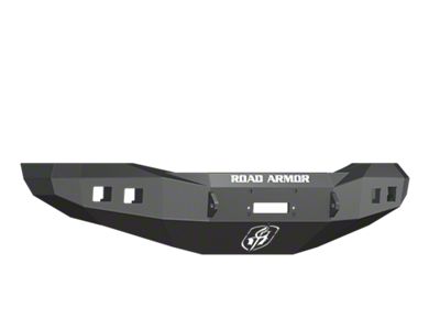 Road Armor Stealth Winch Front Bumper with Square Light Mounts; Satin Black (06-08 RAM 1500)