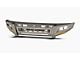 Road Armor iDentity Beauty Ring Front Bumper with Smooth Center Section, Standard End Pods, X2 Cube Light Pods and Accent Lights; Raw Steel (17-22 F-250 Super Duty)