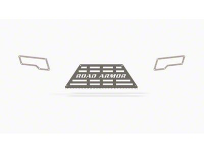 Road Armor iDentity Rear Bumper Beauty Ring; Raw Steel (17-22 F-250 Super Duty)