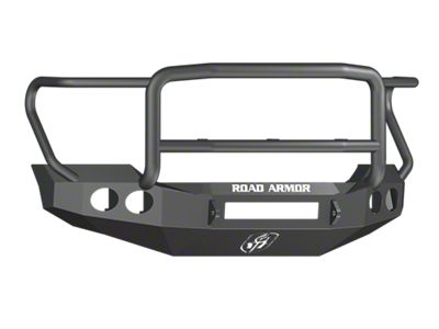 Road Armor Stealth Non-Winch Front Bumper with Lonestar Guard; Textured Black (11-16 F-250 Super Duty)