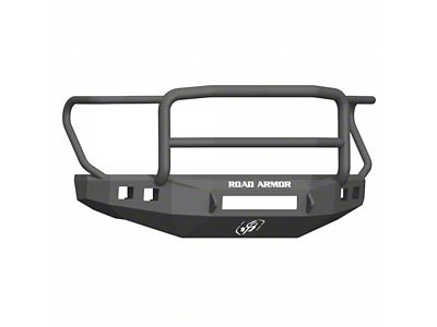 Road Armor Stealth Non-Winch Front Bumper with Lonestar Guard; Textured Black (17-22 F-250 Super Duty)