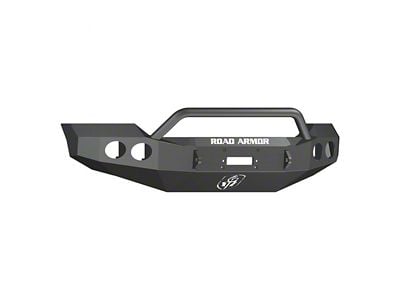 Road Armor Stealth Winch Front Bumper with Pre-Runner Guard; Textured Black (11-16 F-250 Super Duty)