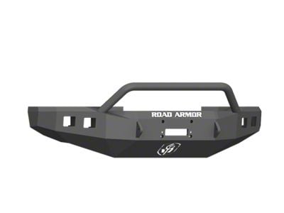 Road Armor Stealth Winch Front Bumper with Pre-Runner Guard; Textured Black (17-22 F-250 Super Duty)