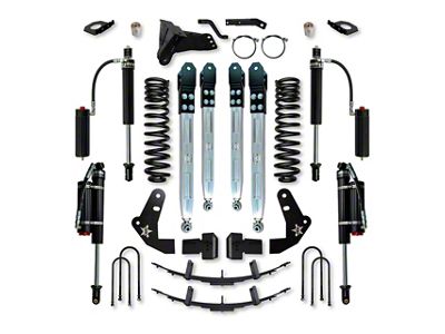 Rock Krawler 4-Inch X-Factor Pro Elite Series Suspension Lift Kit with Billet Aluminum Arms and 2.625-Inch Fast CD Adjustable Shocks (11-16 4WD 6.7L Powerstroke F-250 Super Duty)