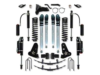 Rock Krawler 4-Inch X-Factor Pro Elite Series Suspension Lift Kit with Billet Aluminum Arms and 2.625-Inch Fast CD Adjustable Shocks (17-22 4WD 6.7L Powerstroke F-250 Super Duty)