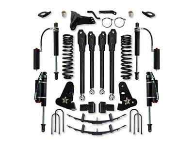 Rock Krawler 4-Inch X-Factor Series Suspension Lift Kit with 2.625-Inch Fast CD Adjustable Shocks (17-22 4WD 6.7L Powerstroke F-250 Super Duty)
