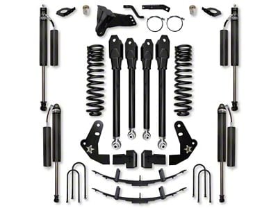 Rock Krawler 4-Inch X-Factor Series Suspension Lift Kit with 2.625-Inch Remote Reservoir Shocks (11-16 4WD 6.7L Powerstroke F-250 Super Duty)