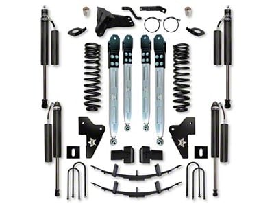 Rock Krawler 4.50-Inch X-Factor Pro Elite Series Suspension Lift Kit with Billet Aluminum Arms and 2.625-Inch Remote Reservoir Shocks (23-26 4WD 6.7L Powerstroke F-250 Super Duty)