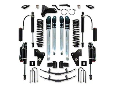 Rock Krawler 4.50-Inch X-Factor Pro Elite Series Suspension Lift Kit with Billet Aluminum Arms and 2.625-Inch Fast CD Adjustable Shocks (23-26 4WD 6.7L Powerstroke F-250 Super Duty)