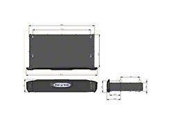 Rock-Slide Engineering R-STEP 16-Inch Bed Step; Passenger Side (17-22 F-350 Super Duty)
