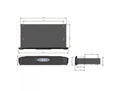Rock-Slide Engineering R-STEP 16-Inch Bed Step; Passenger Side (17-22 F-350 Super Duty)