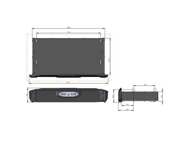 R Steps Ffet Rock-Slide Engineering F-350 Super Duty R-Step Flat Surface Step; 12 ...