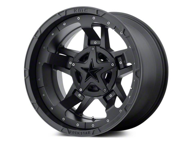 XD Rockstar III Matte Black 5-Lug Wheel; 20x10; -24mm Offset (02-08 RAM 1500, Excluding Mega Cab)