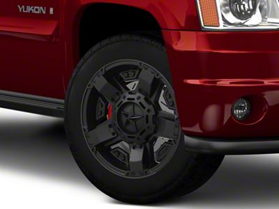 XD Rockstar II Satin Black 6-Lug Wheel; 20x9; 18mm Offset (07-14 Yukon)