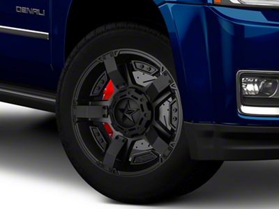 XD Rockstar II Satin Black 6-Lug Wheel; 20x9; 18mm Offset (15-20 Yukon)