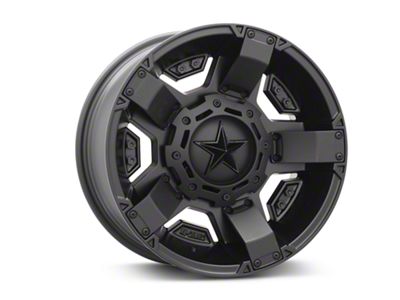 XD Rockstar II Satin Black 6-Lug Wheel; 17x8; 10mm Offset (99-06 Sierra 1500)