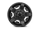 XD Rockstar II Satin Black 6-Lug Wheel; 17x8; 10mm Offset (99-06 Sierra 1500)