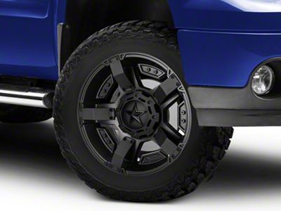 XD Rockstar II Satin Black 6-Lug Wheel; 20x9; 18mm Offset (07-13 Sierra 1500)