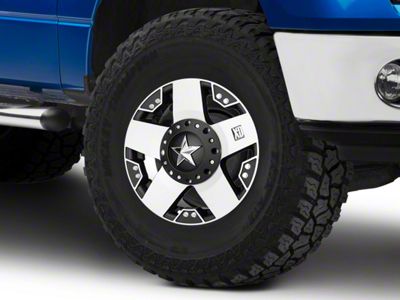 XD Rockstar Black Machined 6-Lug Wheel; 17x8; 35mm Offset (09-14 F-150)