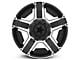XD Rockstar II Black Machined 5-Lug Wheel; 20x9; -12mm Offset (09-18 RAM 1500)
