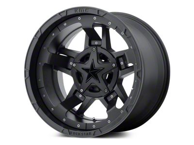 XD Rockstar III Matte Black 5-Lug Wheel; 20x10; -24mm Offset (09-18 RAM 1500)