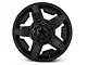 XD Rockstar II Satin Black 6-Lug Wheel; 20x9; 18mm Offset (14-18 Silverado 1500)
