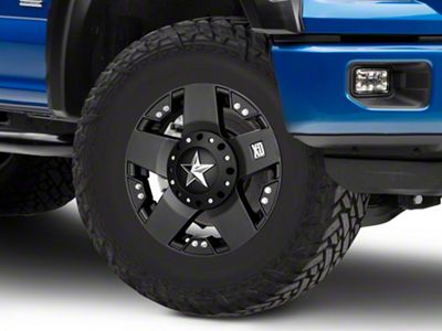 XD Rockstar Matte Black 6-Lug Wheel; 17x8; 10mm Offset (15-20 F-150)