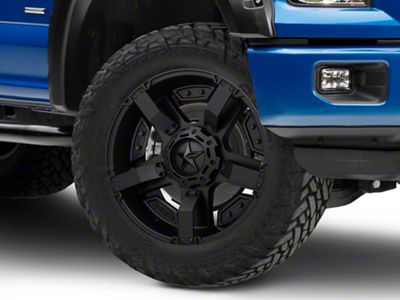 XD Rockstar II Satin Black 6-Lug Wheel; 22x9.5; 35mm Offset (15-20 F-150)