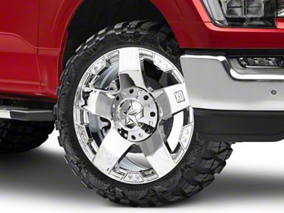 XD Rockstar Chrome 6-Lug Wheel; 22x9.5; 38mm Offset (21-25 F-150)